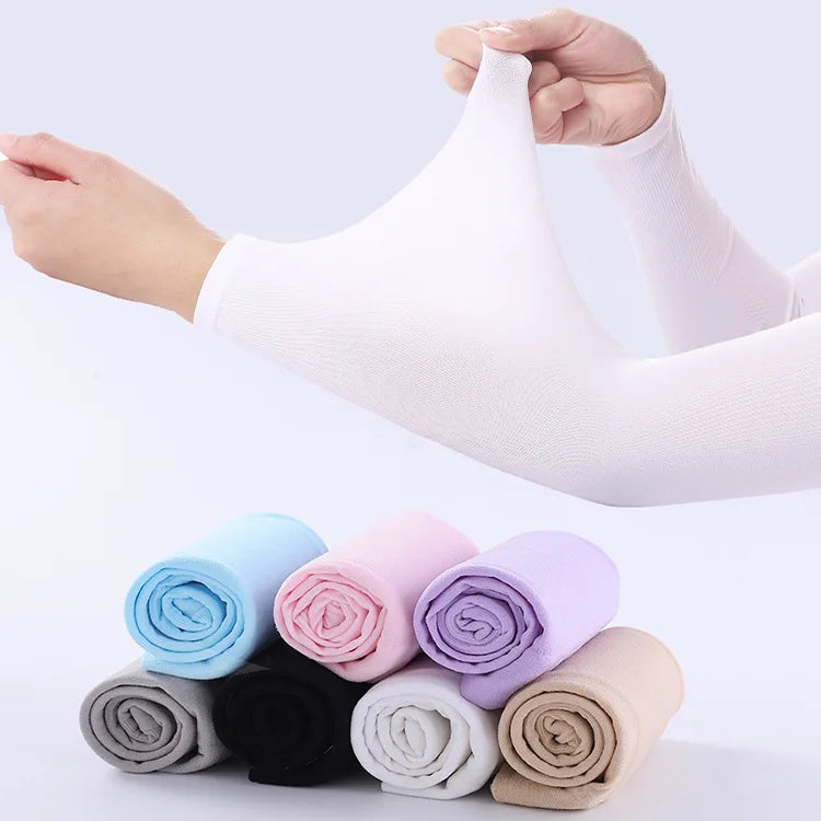 Factory Price Customized  Sports Cool Breathable Cycling Basketball Summer UV Protector Compression Arm Sleeve