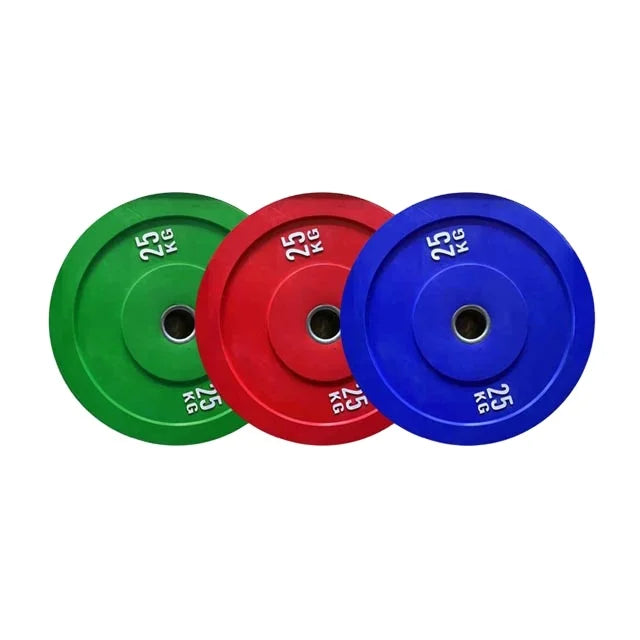 Commercial Gym Use LB Rubber Colorful Bumper Plate Weight Lifting Discs Free Weights for Fitness Weight Training