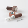 Rusty Color Painted Stainless Steel Durable Multifunction Waterproof Sealing Magnetic Geocache Nut Logroll Cache Bolt