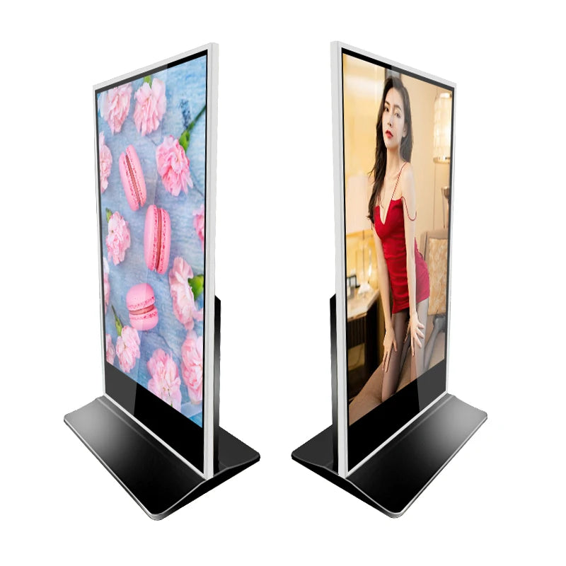 75 Inch Large-size Full Screen Floor Stand Digital Displays Android LCD Advertising Equipment Touch Kiosk SDK Indoor Signage
