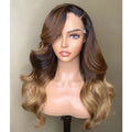 Vendors Discount Full Lace Wig Ombre Blonde Color Unprocessed Raw Hair Body Wave Glueless HD Lace Front Wigs