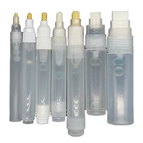30mm Large Capacity Empty Paint Marker Barrel Refillable Permanent Poster Marker Pen Container for Industrial Painting