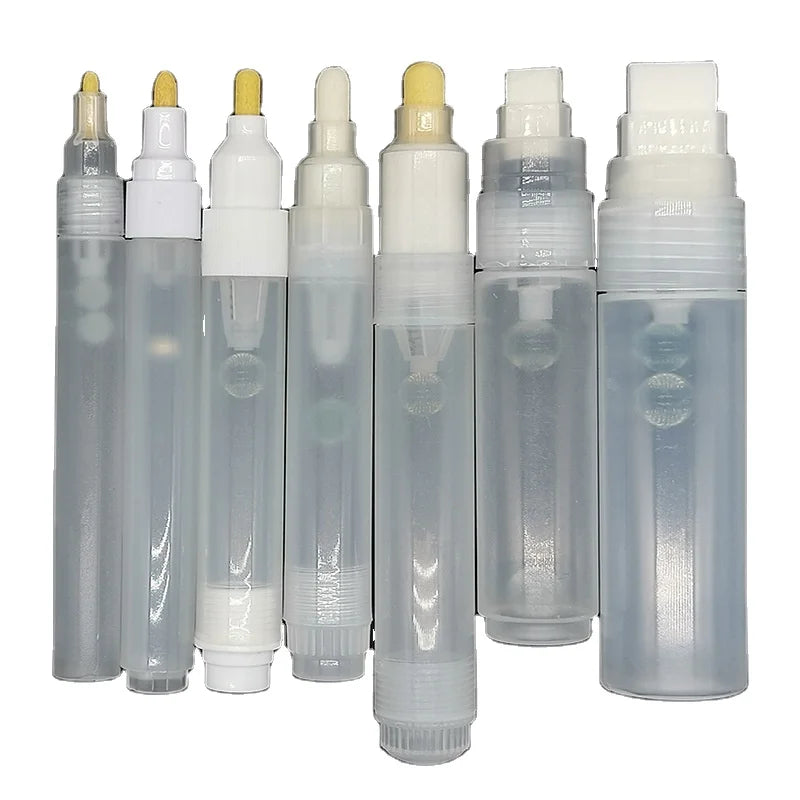 30mm Large Capacity Empty Paint Marker Barrel Refillable Permanent Poster Marker Pen Container for Industrial Painting
