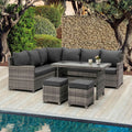 Garden Sofasatio Benches All Weather Patio Furniture Wicker  Couch Outdoor Furniture Set Lounge Outdoor Furniture Garden Sofa