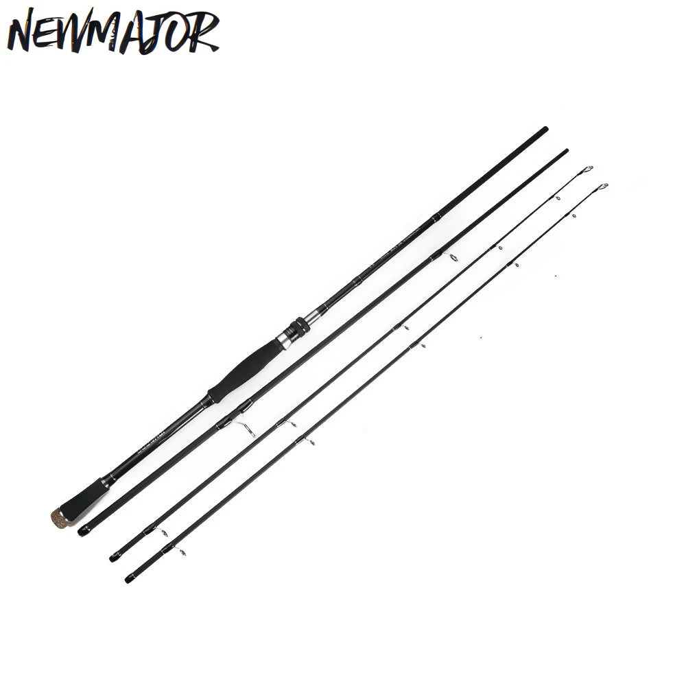 NEWMAJOR 2.7m 3.0m 3 Sections MH/H Spinning  Carbon Fiber Fishing Rod for Sea Fishing Bass