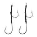 Factory Stainless Steel Chunking Trolling Southern Tuna Double Rigged Hook With Line Saltwater Fishing Hooks
