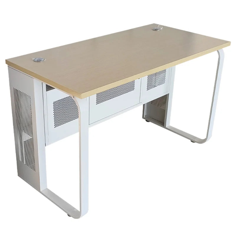 Lab Multimedia Classroom Training Room Extendable Metal Double Triple Monitor Computer Desk for Elementary Student