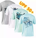 Fishing Wear Short Sleeve UPF50+ Quick Drying High Performance Breathable Fishing Shirt Casual Custom T-shirt Short Sleeve Fishi