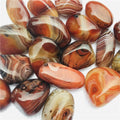 Wholesale Lasted Polished Crystal  Stone Natural Sardonyx Agate Palm Gravel Stone for Healing