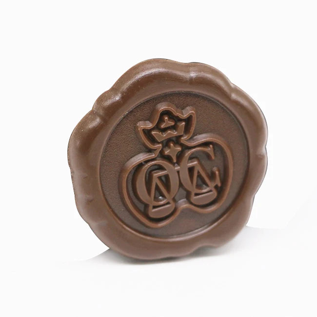 Wholesale Eco-Friendly Custom Embossed Logo Hang Tag Seals Ribbon Wax Seal Plastic Tag With Logo for Bottles