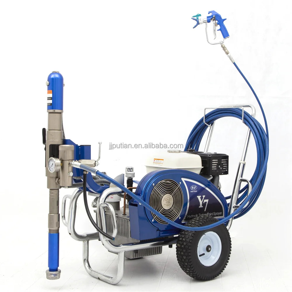Yanfeng Y7 Gas Powered Airless Paint Sprayer Petrol Driven Hydraulic Airless Sprayer MegaBDM