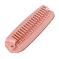 Wholesale 4Colors Portable Straight Hair Comb Wheat Straw Hollow Comb Massage Your Scalp Wheat Straw Folding Portable Comb