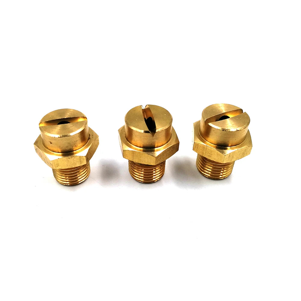 1 YS 3/8" Brass Bitumen Spray Nozzle Brass Flat Fan Nozzle for Asphalt Spraying Asphalt Nozzle