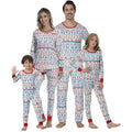 2025 New Soft Cute Winter Thermal Sleepwear Adults Kids 2 Pieces Xmas Look Outfits Mommy Me Clothes Christmas Pajamas Set Family