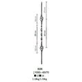 Ornamental Decorative Iron Basket Balusters Spindle  for Staircase Railing Handrail Balcony Balustrade Gate Fence Parts