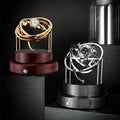 Luxury Design Gold Watch Box Watch Winder Safe Box Wooden Automatic Watch Single Winder Box
