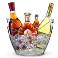 Wholesale Custom Logo Print Ice Bucket 4L/8L/12L  Bar Supplies Beverage Tub for KTV Beer Club