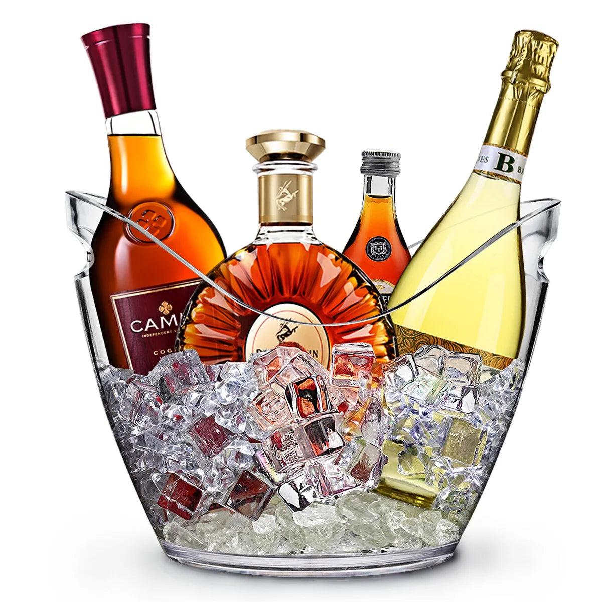 Wholesale Custom Logo Print Ice Bucket 4L/8L/12L  Bar Supplies Beverage Tub for KTV Beer Club