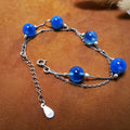 Minimalist Double Layers Natural Stone Bracelet S925 Sterling Silver Bracelet Caramel Agate Gemstone Bracelet