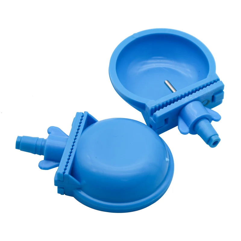 Automatic Rabbit Drinker Bowl Blue Rabbit Water Drinking Cup for Livestock