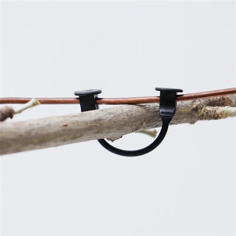 Kiwi Grape Vine Fastening Clips for Vegetables Garden Plant Vines Tied Buckle Fixed Lashing Hook