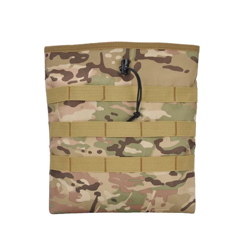Tactical Magazine Dump Pouch Recycle Utility Pouch for Hunting & Range MOLLE Drop Bag for Spent Casings & Magazines