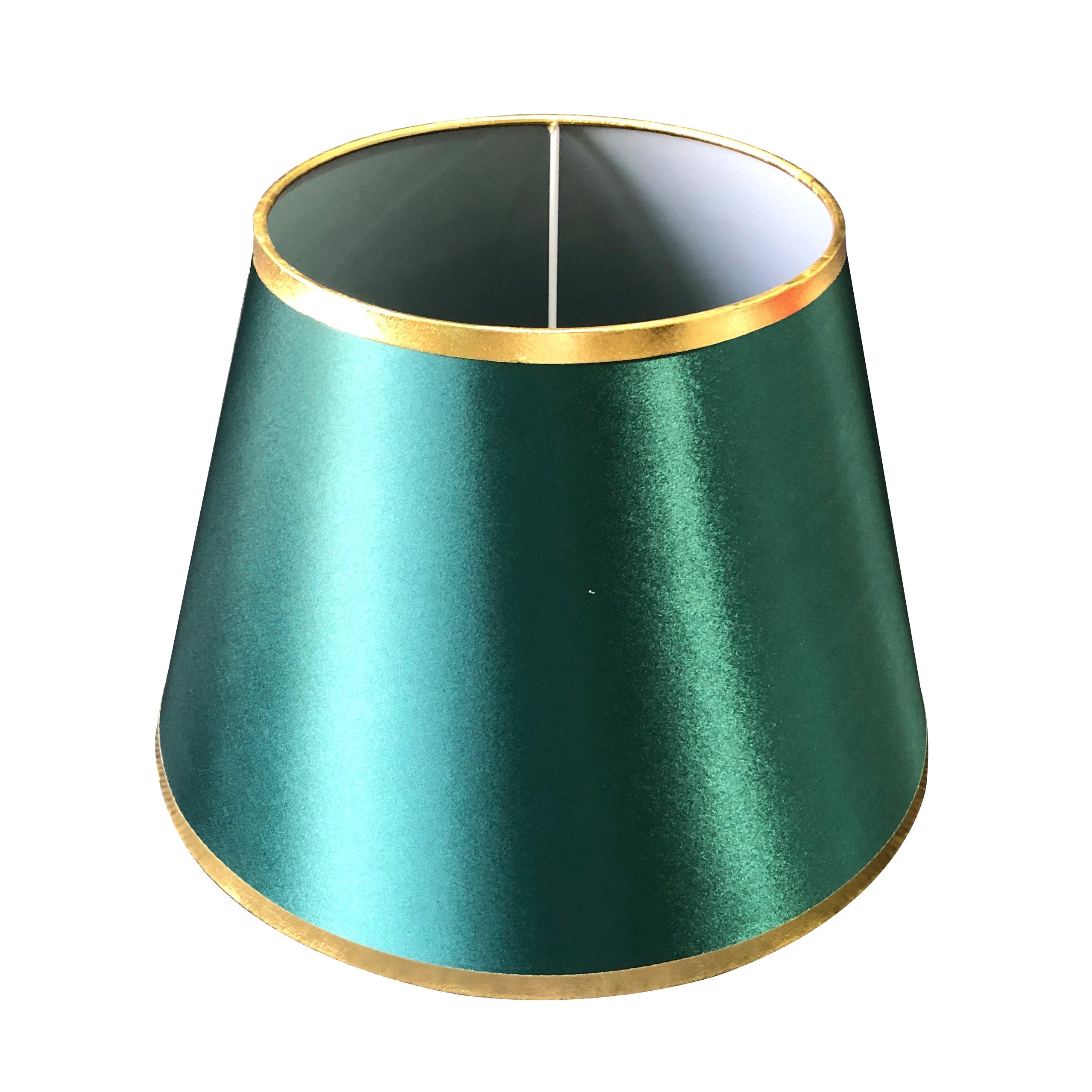 OEM Customized DIY Lampshade Dark Green Empire Fabric European Minimalist Midcentury Coastal Mediterranean French Chinese