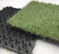 30mm Outdoor Garden Courtyard Turf  Artificial Landscaping Grass Tiles Carpet Floor