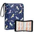 ModernQiu Hot Sale PU Leather 4-Pocket Card Binder Trading Card Holder for Game Card Collection