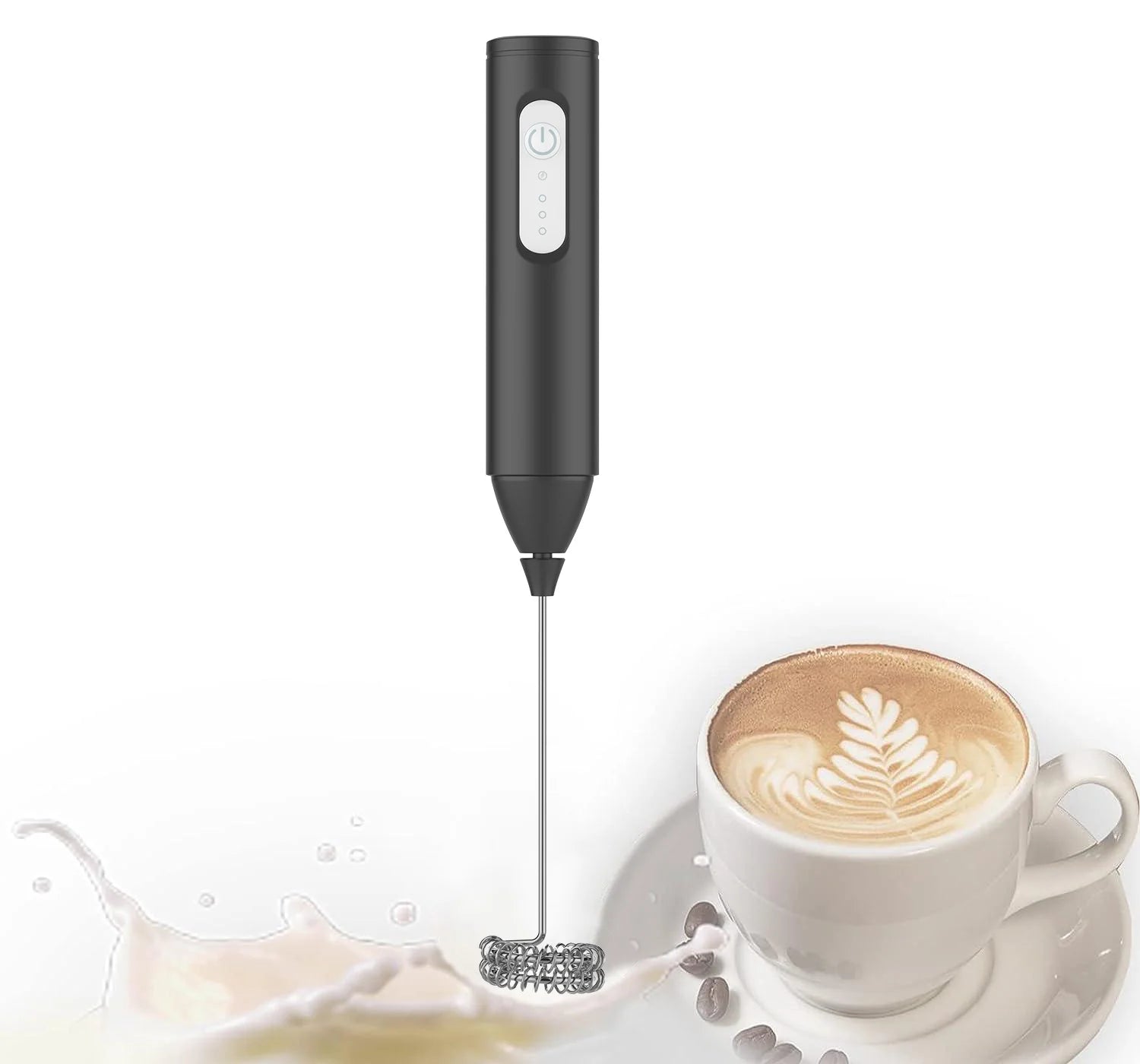 Custom Portable Electric Coffee Milk Frother Rechargeable Hand Milk Mixer