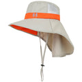 Children Outdoor Hat UPF 50+ UV Protection Adjustable Breathable Boy Girl Summer Beach Neck Flap Quick Dry  Sun Bucket Hat