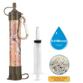 EPA Passed 2 Pack 4 Pack Personal Water Filter Purifier Emergency Gear Straw Camping Hiking