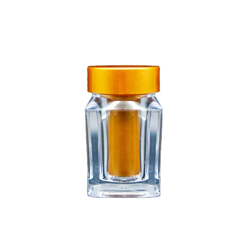Customizable Logo  30ML Acrylic Plastic Capsule Pill Bottle with Screw Cap for Vitamin and Pharmaceutical Packaging