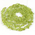 Green Peridot Stone Chip Shape Nuggets Loose Gemstone Beads for DIY Bracelets Making 5mm 8mm