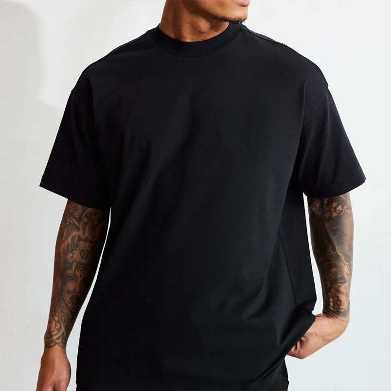 High Quality TShirt Drop Shoulder T-shirts Heavyweight Cotton Oversized Boxy Blank t Shirt