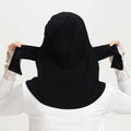 Wanyi Muslim Fashion Hijab-High Quality Premium Not See Through Cotton Jersey Free Size Instant One Piece