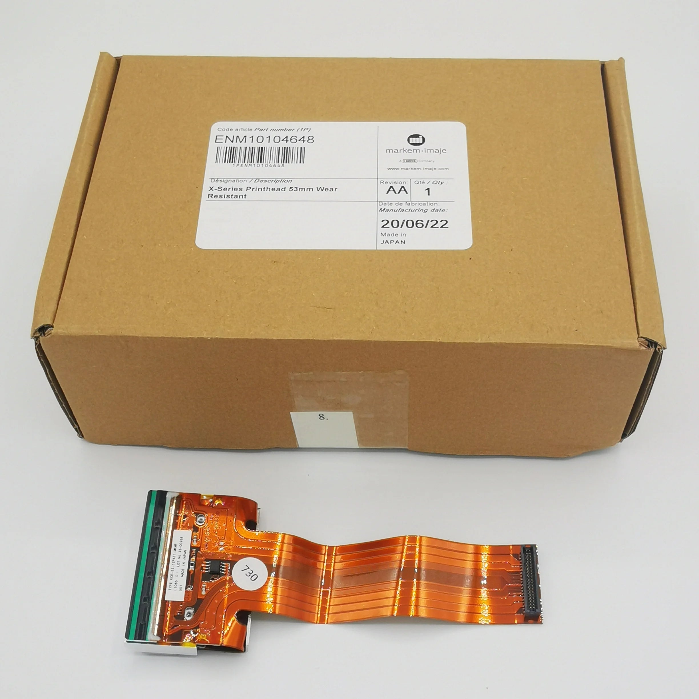 High Speed Original Print Head for Markem X60 X65 53mm ENM10104650 Printhead Cimjet Label Printer