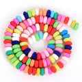3 7mm Colored Abacus Polymer Clay Beads Jewelry Making DIY Earrings Mobile Phone Chains Bracelets Loose Wholesale Third Party