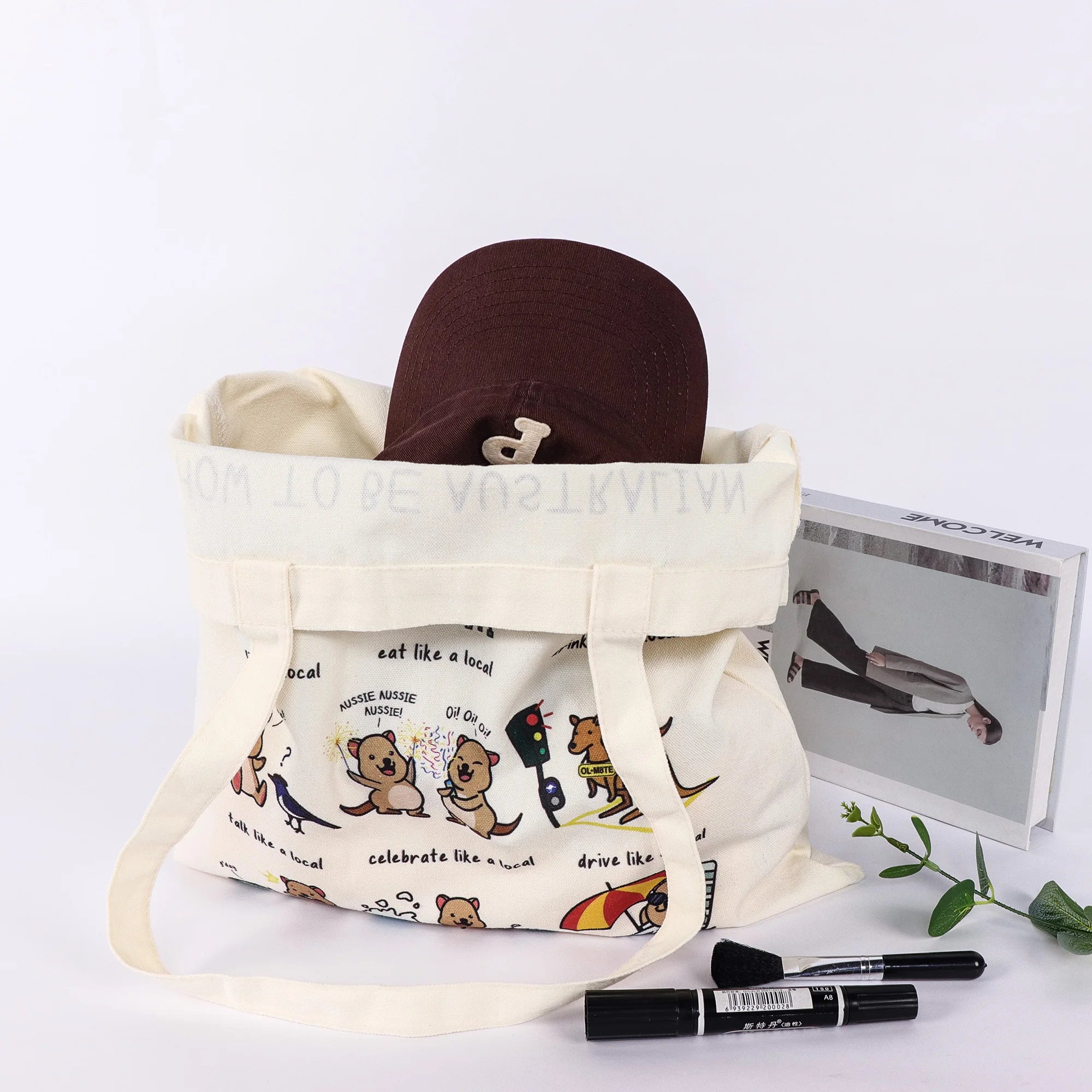 Wholesale Custom Logo Canvas Crossbody Bag Lightweight Durable Shoulder Bag for Women Daily Use