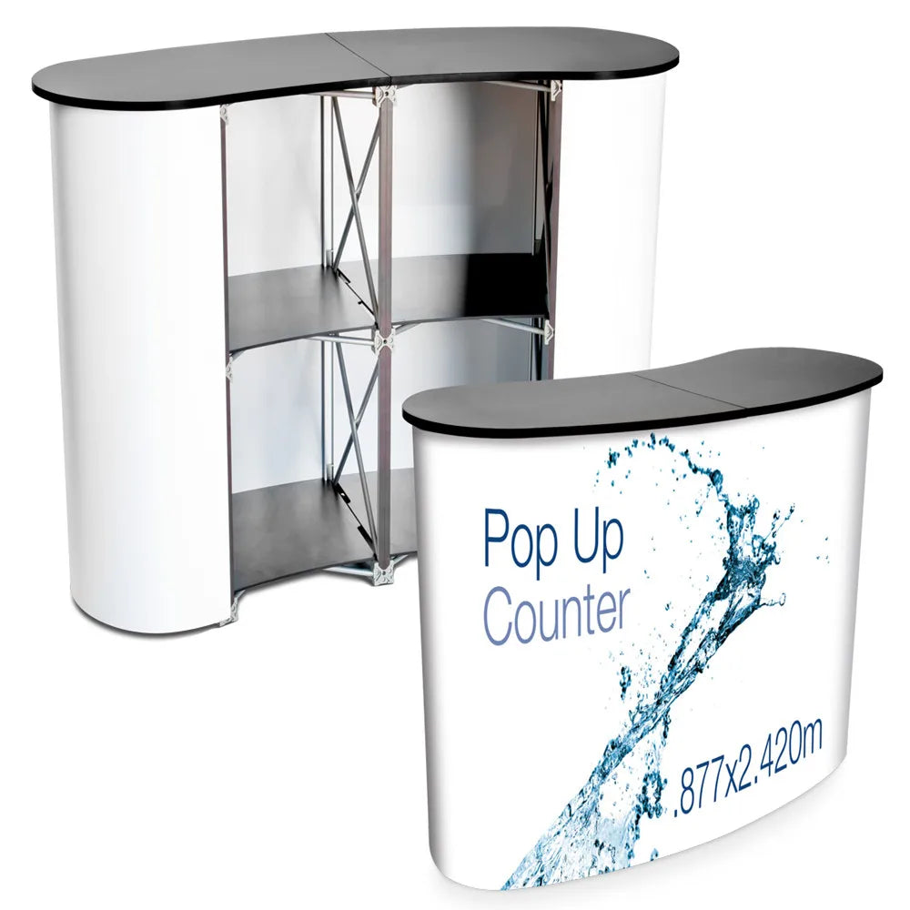 Aluminum Frame Exhibition Trade Fair Promotion Pop up Counter Promotion Booth Table