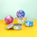 Bulk Order Iridescent Unique Tin Empty Luxury Candle Jars for Candle Making