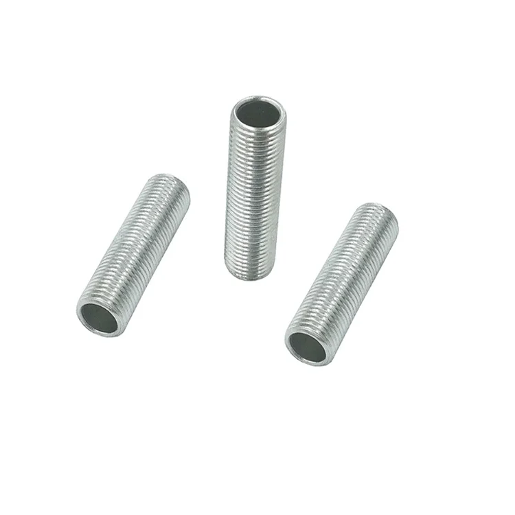 Lamp Pipe Connector Rod Hollow Thread Nut for Lighting Fixing Lamp Light Line Hidden Tube