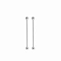 stainless steel body jewelry long stick barbell ear bone dumbbell shape ear cartilage tragus auricle piercing stud