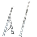 20FT Telescopic Aluminium Extension Ladder Multifunctional Herringbone Folding Design Industrial Multifunctional Folding Ladder