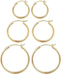 Hypoallergenic Hoops Earrings Lightweight Small Gold Hoops Earrings Stainless Steel Gold Hoop Earrings for Women