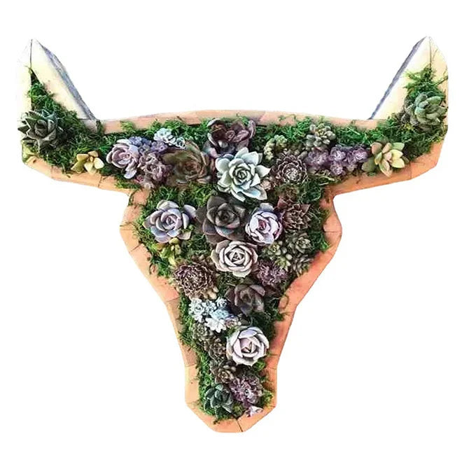 Dropshipping Animal Succulent Garden Arrangement Wooden Planter Boxes Outdoor Wood Animal Shaped Succulent Planter