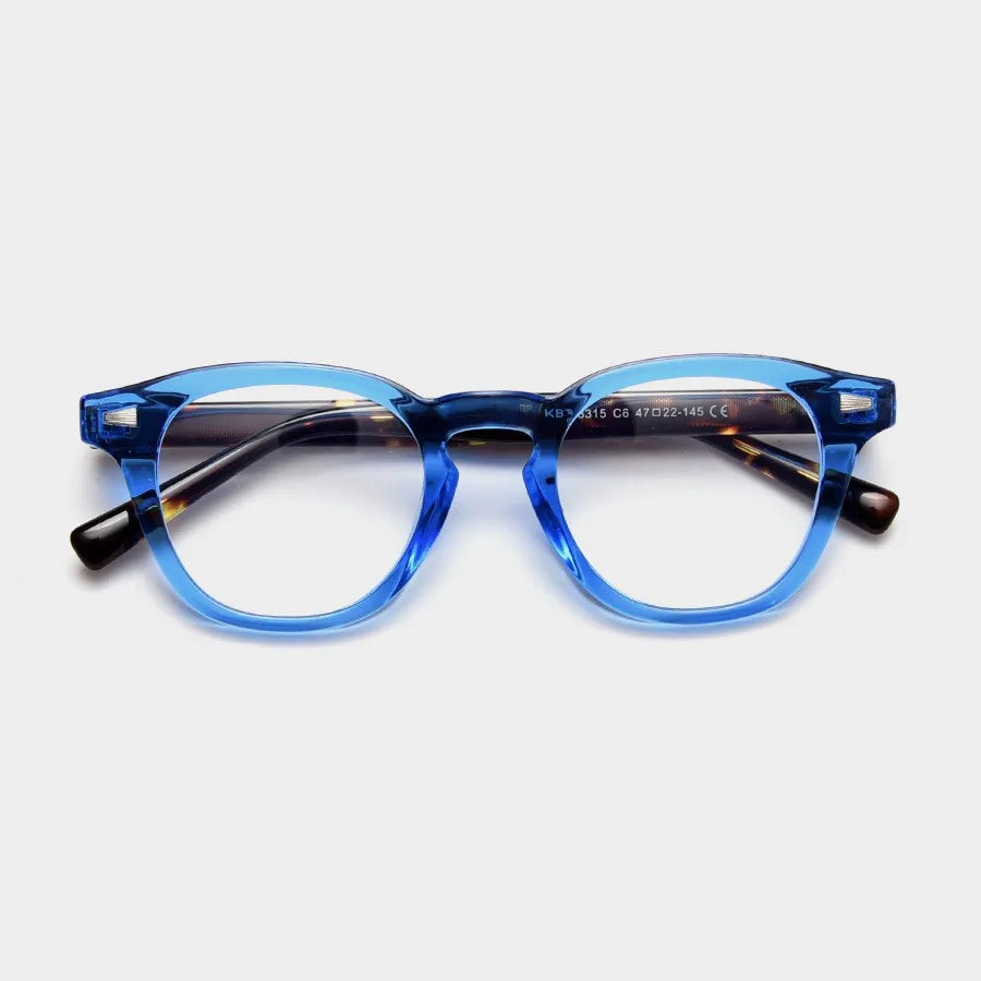Japanese Retro Literary Orange Myopia Glasses Frame Net Red Street Shooting Flat Mirror MegaBDM