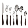 304stainless Steel Spoons and Forks Good Price Knife Full Table Cutlery Flatware Silverware Price Gold Wooden Handle Cutlery Set