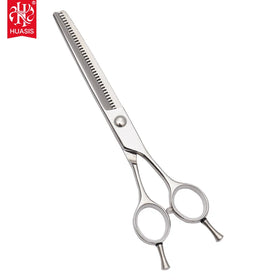 AF-6538V Right Hand Teeth Scissors 6.5inch Pet Thinning Scissors 38 Teeth Stainless Steel Mirror Polished Blunt Tip Dog Grooming