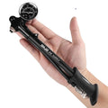 GIYO Aluminum Alloy 300 PSI High-pressure Mountain Bike Air Shock Pump for Fork & Rear Suspension